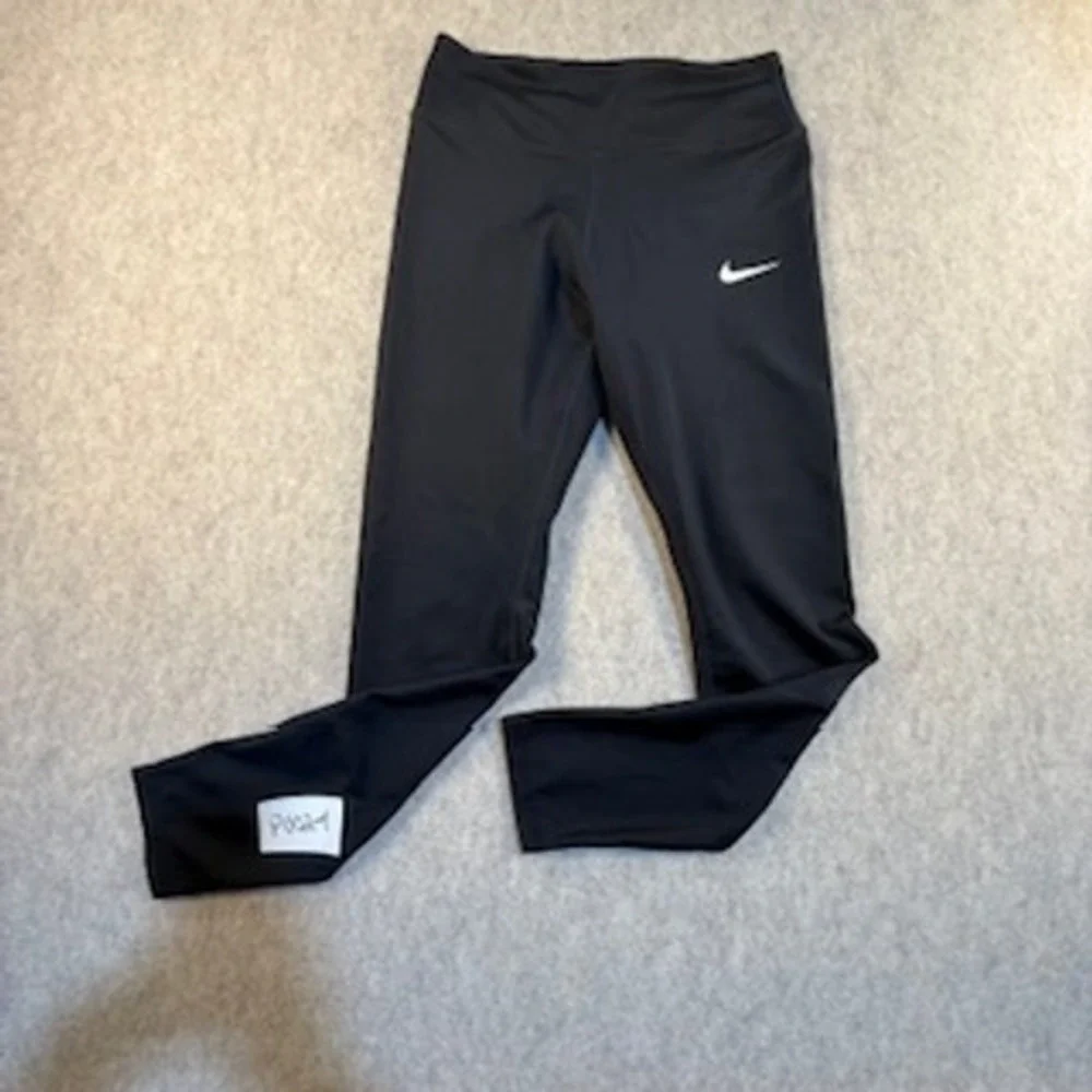 Nike Dri-FIT Black Athletic Leggings Training Tights Medium‎